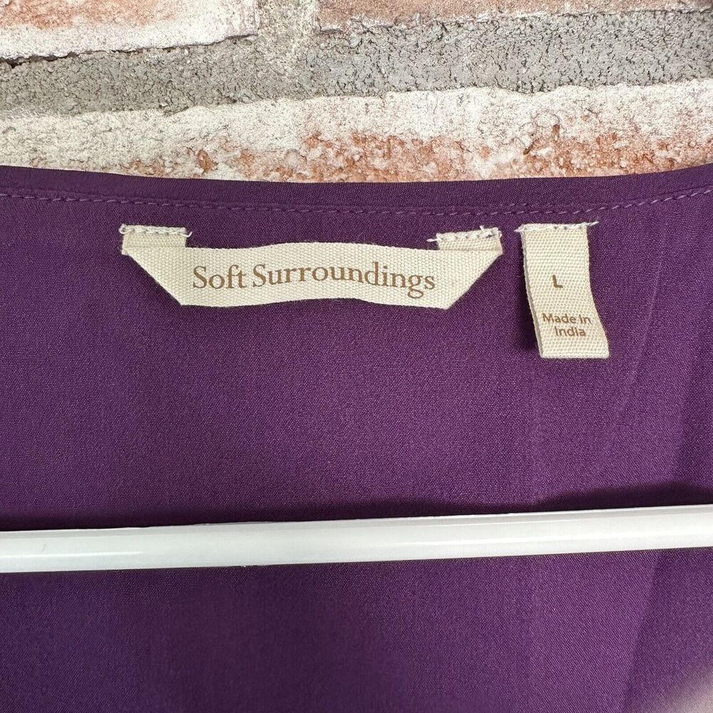 Soft Surroundings Patterned Embroidered Patchwork Tunic - Picture 6 of 8